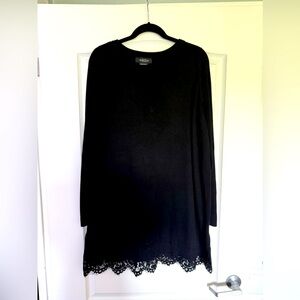 Women’s Black Sweater tunic 2X